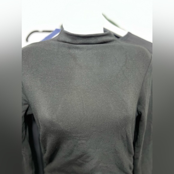 OGL Eco-Mousse® Thermal Mockneck Ruched Waist Midi Dress - Picture 8 of 10